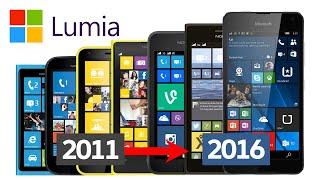 Evolution of Nokia / Microsoft Lumia Smartphones 2011-2016