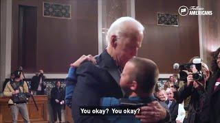 Video of Biden hugging Parkland shooting victim's son goes viral