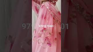 organza lehenga