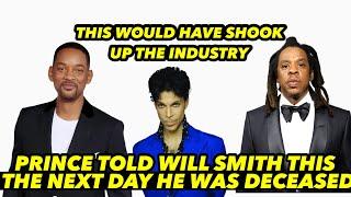 PRINCE’S PLAN FOR WILL SMITH & JAY Z #prince #willsmith #jayz