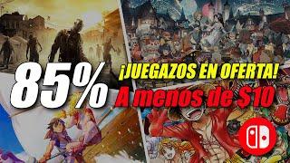 Los MEJORES JUEGOS a menos de 10 Dólares o Euros  Rebajas Switch. Ofertas Nintendo Switch Eshop