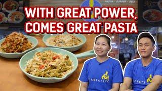 With great power, comes great pasta : D'Pasta Hero - Food Stories