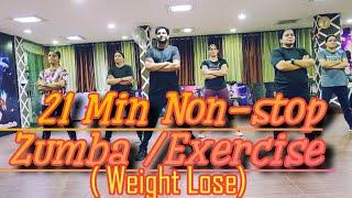 21 Min / Lose Weight In 7 Days | Zumba /Workout/Exercise/ Daily Routine Hard Workout | Rhythm studio