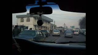 Tajikistan: Driving in Dushanbe.