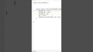 Q#55, Java interview Question | find the output | mind blowing java question in hindi #Shorts