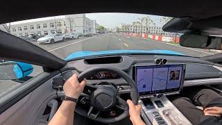 First-person test drive of Xiaomi SU7, experiencing more dynamic driving and acceleration sensations