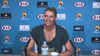 Sharapova's Admiration For Aussie Journo | 2014 Australian Open