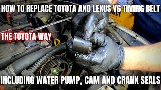 Toyota Mechanic Shows How to Replace Toyota v6 Timing Belts Like a Pro