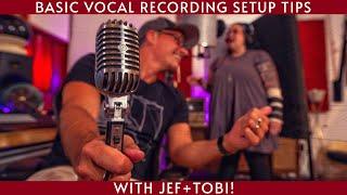 Basic vocal recording setup tips for new producers!