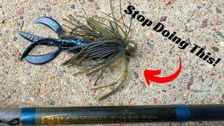 90% Of Anglers Fish A Football Jig Wrong! Try These Retrieves!