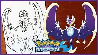 How to draw  LUNAALA  POKEMON MOON