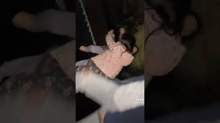 Little Girls Fighting On Trampoline Pt. 1!!(hair was pulled)#FightVid #HairPulling