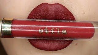 STILA COSMETICS SWATCH II STAY ALL DAY LIQUID LIPSTICK IN RICO