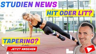 Studien NEWS: Was bringt Tapering? HIIT oder Cardio? Sport oder Ernährung bei Diabetes?