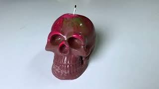 Step-by-Step Tutorial for Making 3D Skull Candle with SILICANDO® Silicone Mold