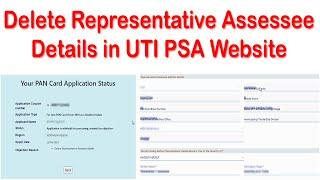 How to Delete Representative Assessee details 2024 | Representative Name, Address, State Name Remove