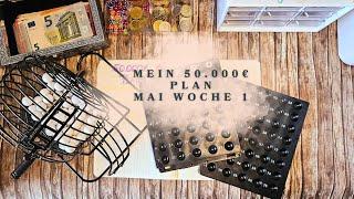 Sparchallenges für meinen 50.000€ Plan Mai 1 | Das erste Mal Bingo 