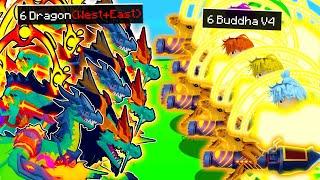 6 DRAGON REWORK VS 6 PHẬT TỔ V4 DRAGON STORM Trong Blox Fruits | Roblox