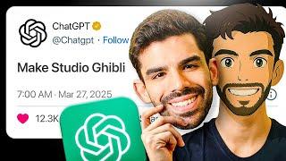 Studio Ghibli Tutorial on ChatGPT Image Creator Tutorial (Top Use Cases & Impact on Jobs EXPLAINED)
