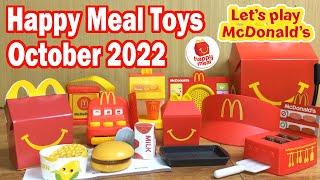 McDo October 2022 Happy Meal Play McDonald's Unboxing