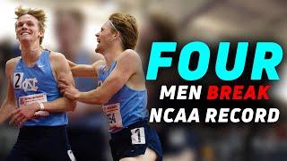 THRILLING 3,000m Battle Sees FOUR Men Break The NCAA Record | BU Opener