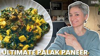 A new way to cook PALAK PANEER - healthy vegetarian spinach cheese!