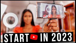 How To Make Your FIRST YOUTUBE VIDEO From Scratch in 2023 | How To Film a YouTube Video in 9 Steps