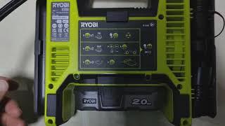 RYOBI 18 V ONE+ Battery Multicompressor R18MI-0 Unboxing