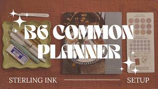 Sterling Ink B6 Common Planner 2025 Setup 