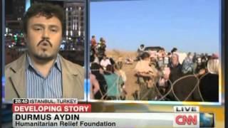 IHH's Durmus Aydin on CNN regarding the Crisis in Syria