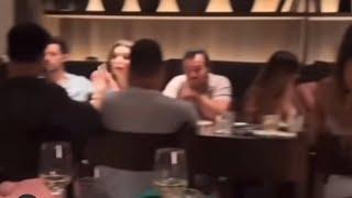 BOOM HANDE ERCEL AND HAKAN SAPANCI SHOOTED SECRETLY IN THE RESTAURANT #handeerçel #handeercel