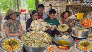 Súp Gà Thập Cẩm Bánh Phồng Tôm, Rau Củ | Món Ăn Ngày Cưới Miền Quê || Chicken soup