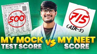 I GAVE 100+ NEET MOCK TEST - MY MOCK TEST JOURNEY  500 to 715 in NEET 