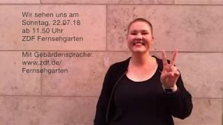 Laura im Fernsehgarten (mit Gebärdensprachdolmetscher)