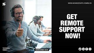 How to get REMOTE SUPPORT with ATS - ATS.com