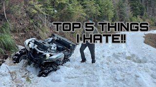 TOP 5 THINGS I HATE ABOUT MY 2024 YAMAHA GRIZZLY 700 SE!!!