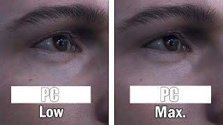 Detroit Become Human PC | LOW vs ULTRA | 4K Settings Comparison