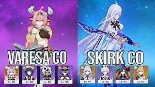 Varesa C0 | Skirk C0 & Escoffier C0 + F2P Units Spiral abyss FLoor 12 Genshin Impact
