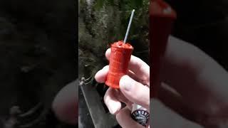 Homemade 15 gram flash powder firecracker! (Scared me) #Canadianpyro #pyro #firecrackers #loud #wow