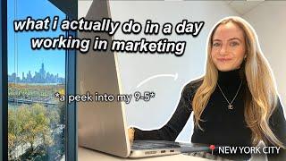 9-5 vlog working in marketing (what i ACTUALLY do in a day)