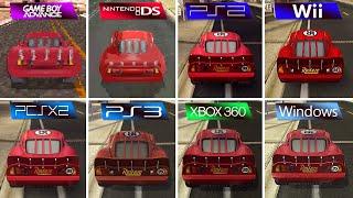 Cars Mater-National Championship (2007) GBA vs DS vs PS2 vs Wii vs PCSX2 vs PS3 vs XBOX 360 vs PC