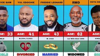 50 Nollywood Actors Real Ages and Their Marital Status | Single Married Divorced