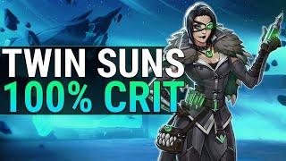 Insane Twin Suns 100% Crit Chance Build - Dauntless