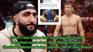 Reaction to wild debunked rumor about Belal Muhammad and Shavkat Rakhmonov being coaches of TUF next