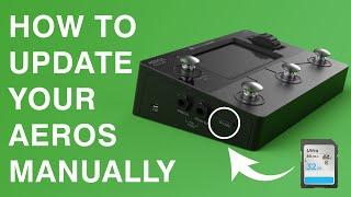 Aeros Loop Studio Tutorial: Updating Firmware Using an SD Card