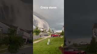 crazy storm #shorts #storm #thunderstorm #thunder