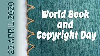 World Book Day – APRIL 23 - Copyright Day - UNESCO. #worldbookday