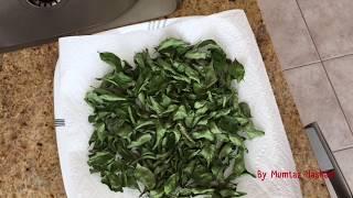 How to store curry leaves/kari patta for longer period | Mumtaz Hasham