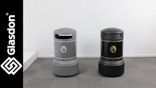 Glasdon UK | Demonstration | Plaza® Litter Bin