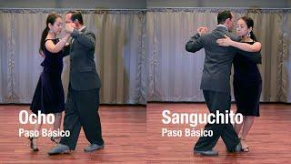 1분탱고 기초완성 3 / 오초 & 상구치또 Ocho y Sanguchito, 기초스탭 및 자세 Paso Básico